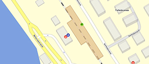 Der Bahnhof Tiefenbrunnen